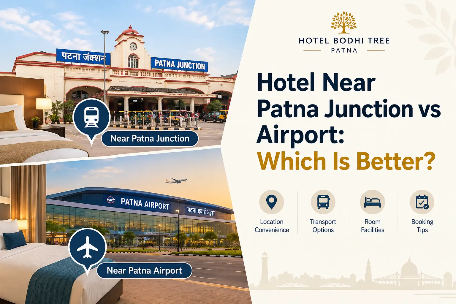 Hotel Near Patna Junction vs Airport: Which Is Better?